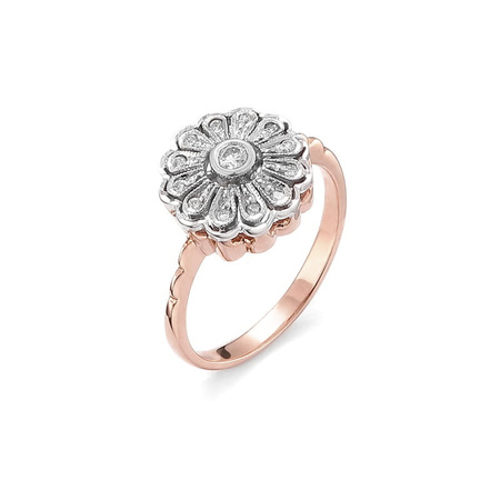 Pierścionek z brylantami 0,15 ct