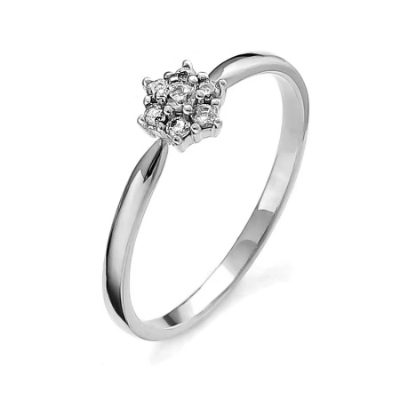 Pierścionek z brylantami 0,11 ct