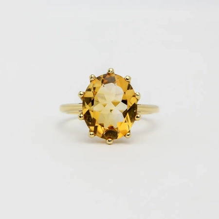Pierścionek z cytrynem