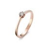Pierścionek z brylantem 0,06 ct