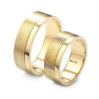 Obrączki ślubne z brylantami 0,14 ct