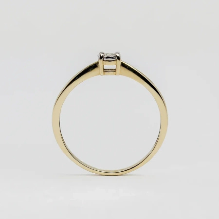 Pierścionek z brylantem 0,05 ct