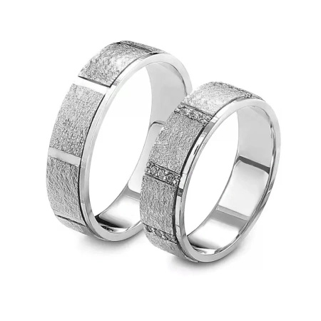 Obrączki ślubne z brylantami 0,12 ct