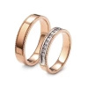 Obrączki ślubne z brylantami 0,24 ct