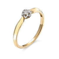 Pierścionek z brylantem 0,03 ct