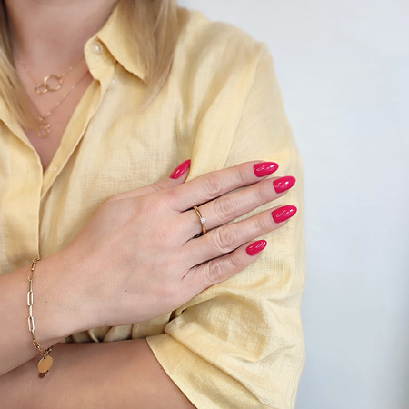 Pierścionek z brylantem 0,13 ct