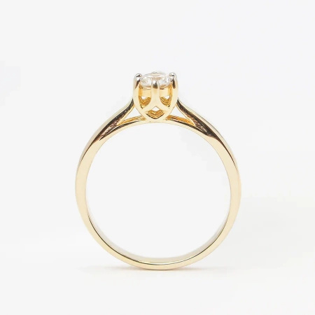 Pierścionek z brylantem 0,50 ct