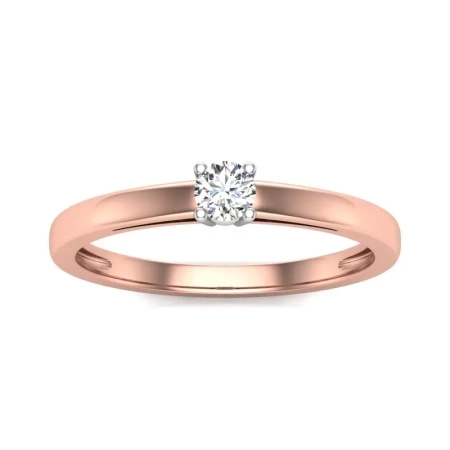 Pierścionek z brylantem 0,16 ct