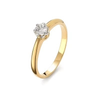 Pierścionek z brylantem 0,25 ct