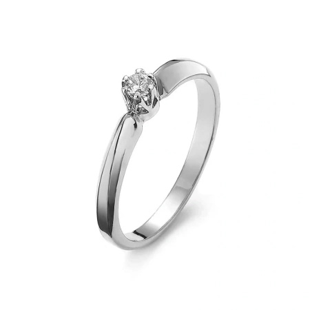 Pierścionek z brylantem 0,10 ct