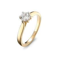 Pierścionek z brylantem 0,50 ct