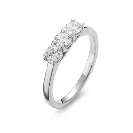 Pierścionek z brylantami 0,75 ct