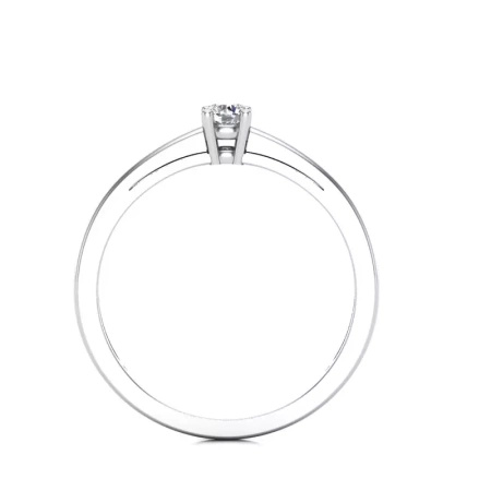 Pierścionek z brylantem 0,50 ct