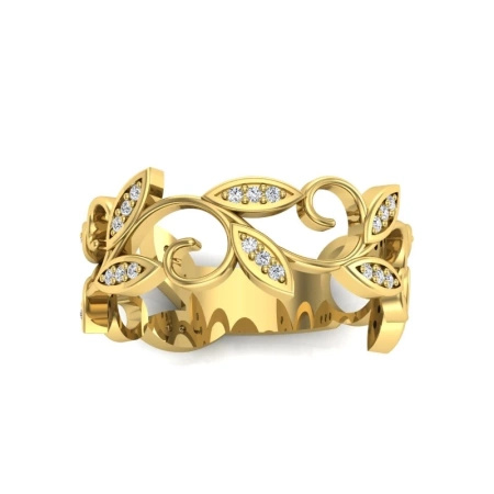 Pierścionek z brylantami 0,16 ct