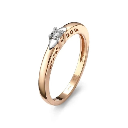 Pierścionek z brylantem 0,11 ct