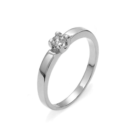 Pierścionek z brylantem 0,15 ct