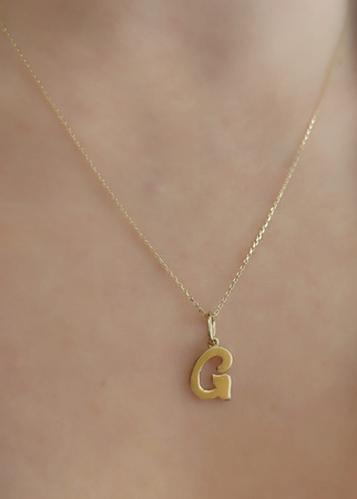 Zawieszka złota - literka G