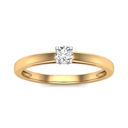 Pierścionek z brylantem 0,16 ct